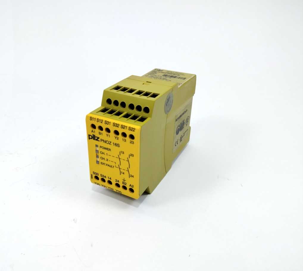 Pilz 774076 PNOZ 16S 230VAC 24VDC 2n/o 2so Safety Relay