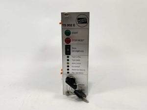 WEISS TS 002 E Control card