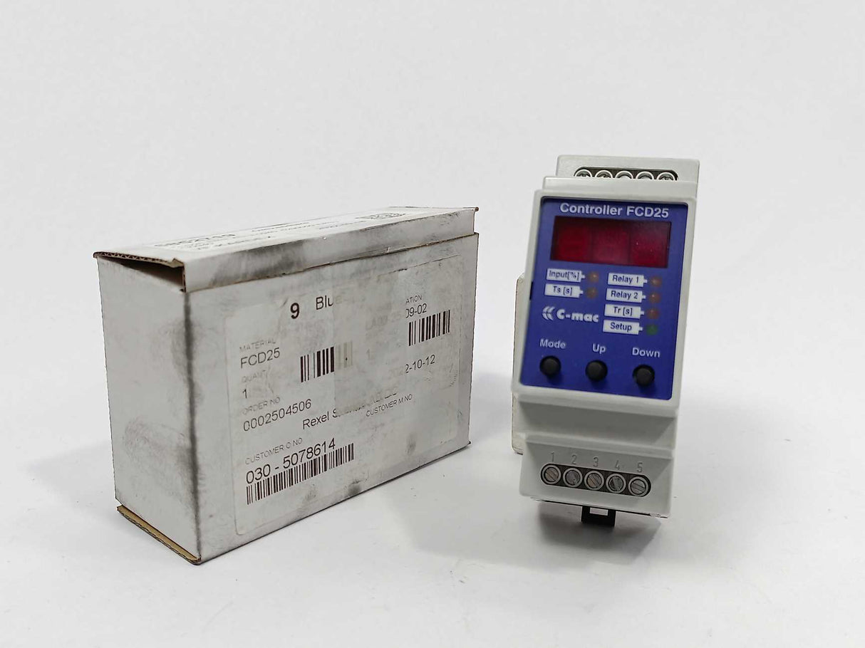 C-mac FCD25-2-0-024 POWER RELAY w/DISPLAY FCD25