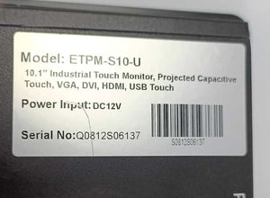 Touch window ETPM-S10-U Industrial Touch Screen Monitor