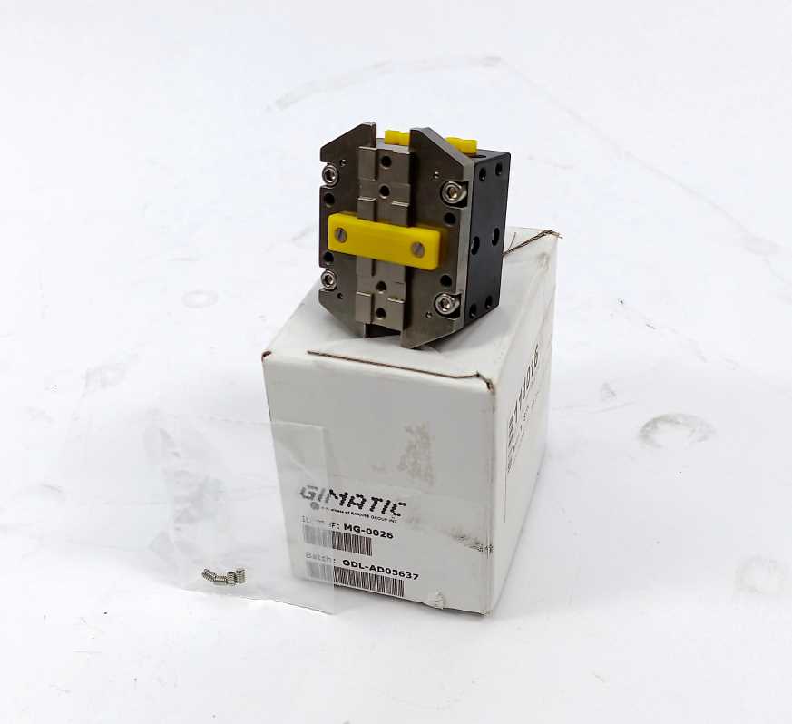 GIMATIC MG-0026 Parallel self-centring pneumatic gripper 2/8 bar