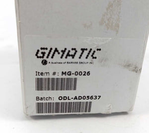 GIMATIC MG-0026 Parallel self-centring pneumatic gripper 2/8 bar