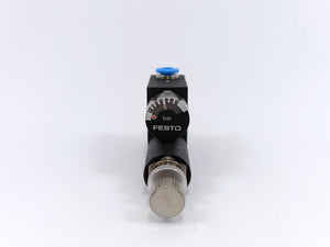 Festo 153489 LRMA-1/8-QS-4, Pressure Regulator With Pressure Gauge