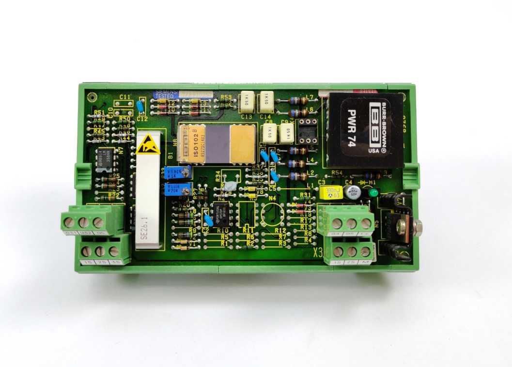 Siemens 6DD1681-0CG1 SIMADYN D Analog In/Output Module SE26.1