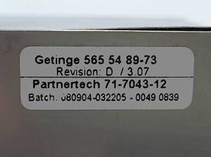 GETINGE 5655489-73 Operator Panel