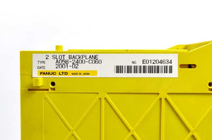 FANUC LTD A05B-2400-C060 2-Slot Backplane Case w/Fan Unit. W: A350-2002-T776/02