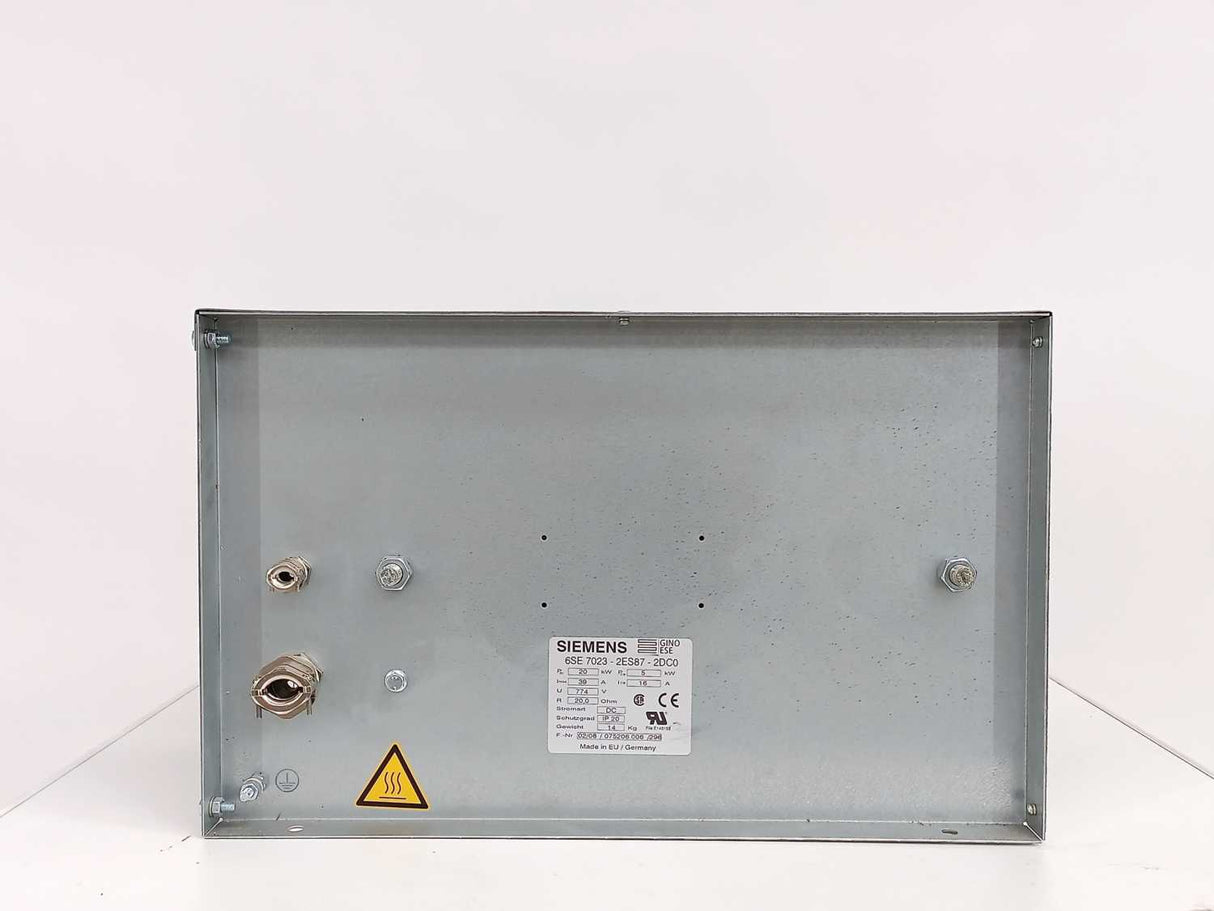 Siemens 6SE7023-2ES87-2DC0 SIMOVERT MASTERDRIVES BRAKING RESISTOR 510-620V DC