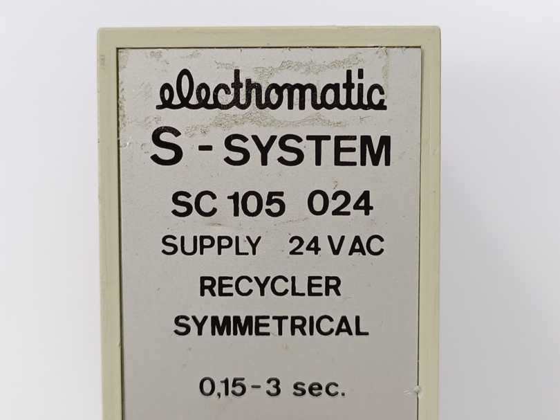 Electromatic SC 105 024 S-System Recycler Symmetrical