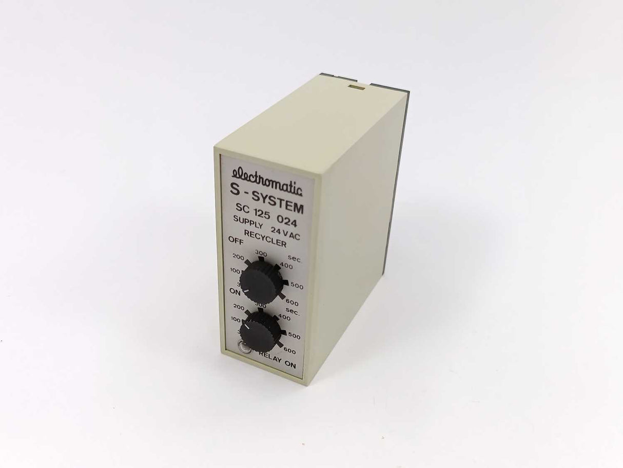 Electromatic SC 125 024 S-System Recycler. OFF 30-600sec., ON 30-600sec.