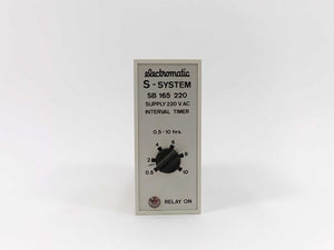 Electromatic SB 165 220 S-System Interval Timer. 0,5-10 hrs.