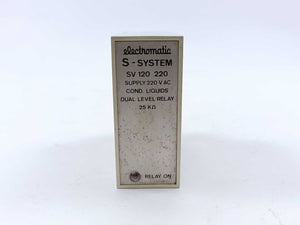Electromatic SV 120 220 Dual Level Control Relay