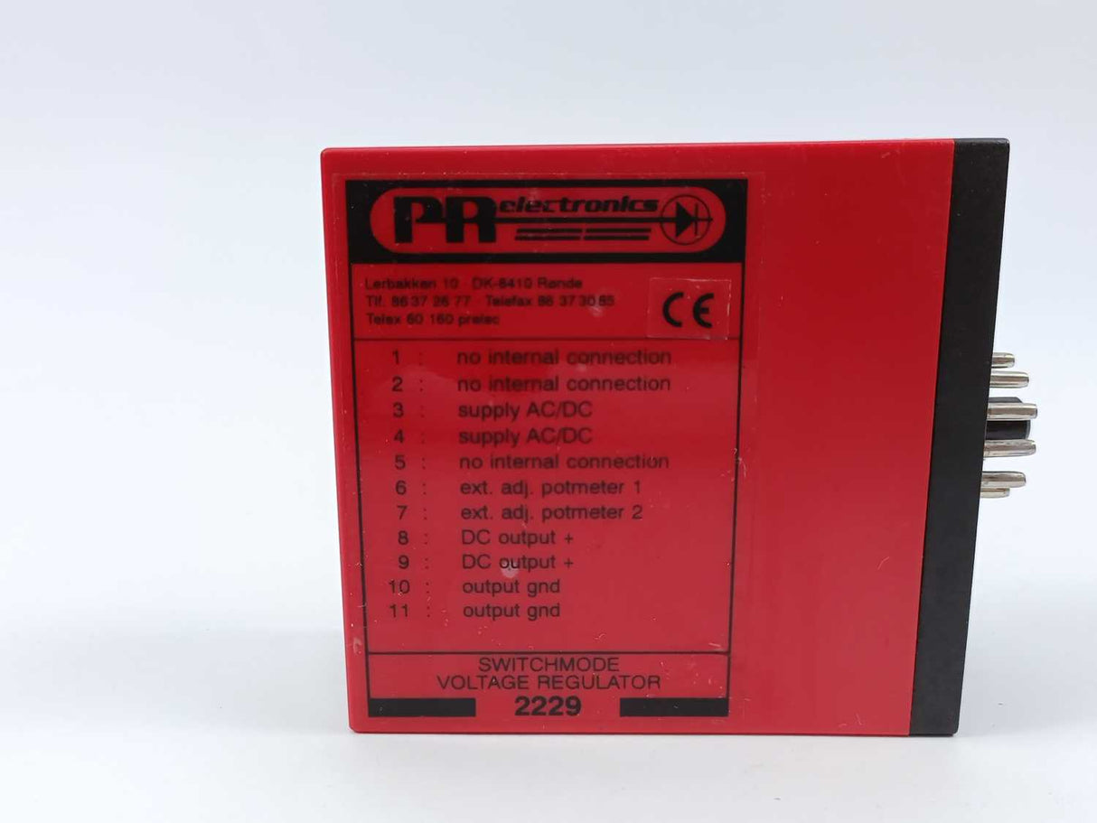 PR Electronics 2229 A1 SWITCHMODE VOLTAGE REGULATOR  29-40V, 24-28V