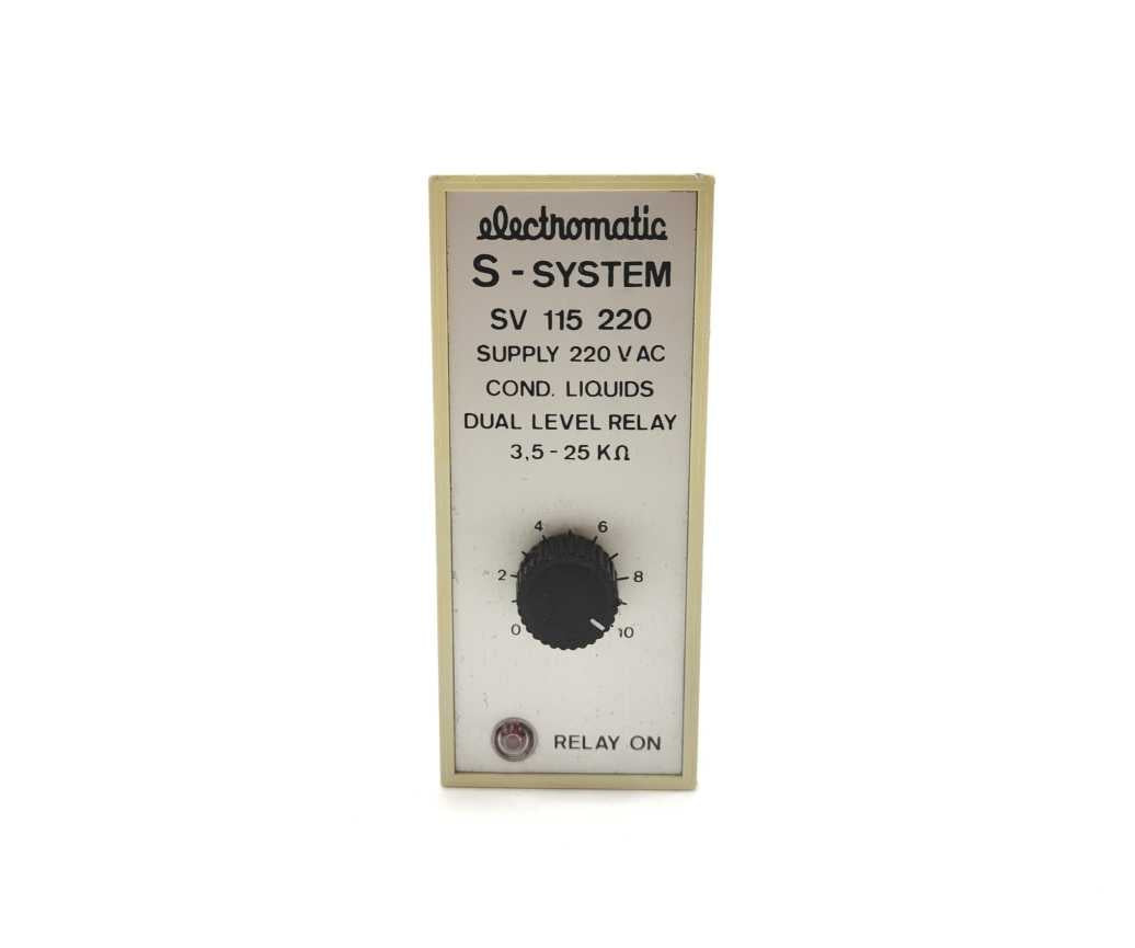 Electromatic SV 115 220 Cond. Liquids Dual Level Relay 3,5-25KΩ