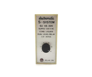 Electromatic SV 115 220 Cond. Liquids Dual Level Relay 3,5-25KΩ