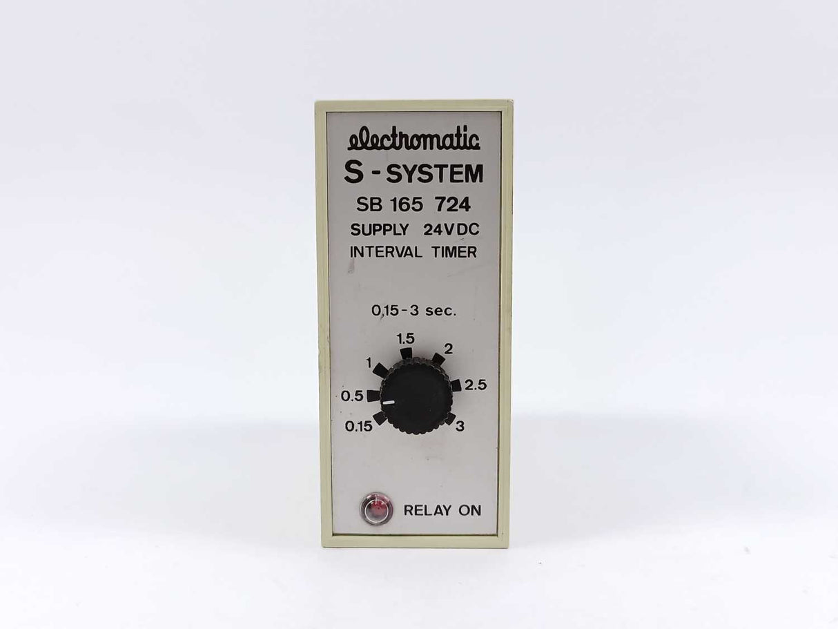 Electromatic SB 165 724 Interval Timer 0,15-3 Sec.