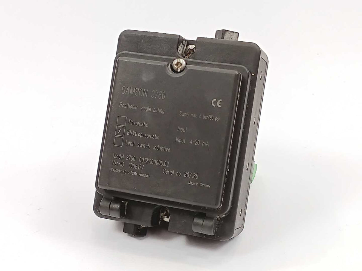 Samson 3760-00121100000.02 3760 Positioner Single-acting