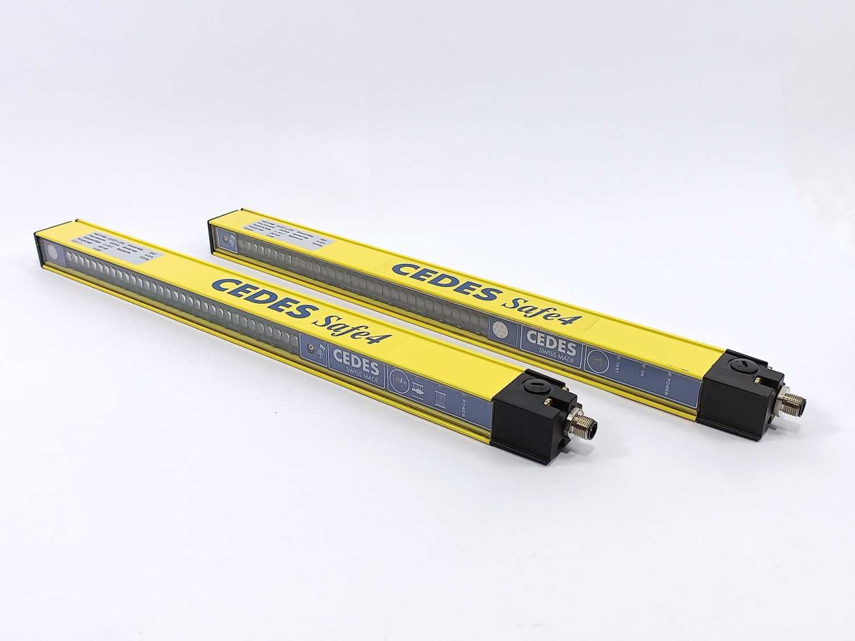 Cedes S4S-BRF2I-KF2-ACD4D Light Curtain Receiver & S4S-BEF2I-KF2-ACD5A Emitter