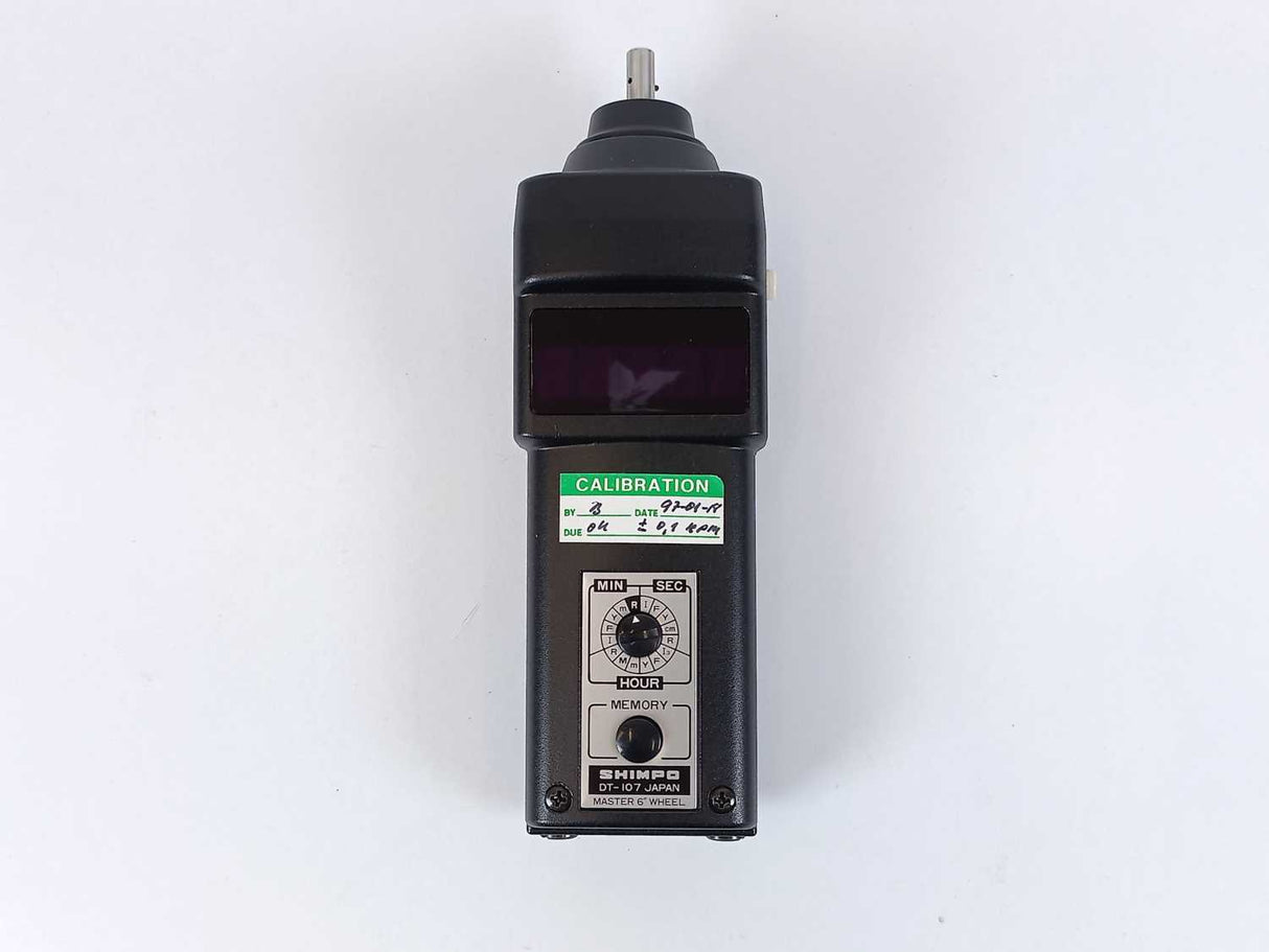 SHIMPO DT-107 Master 6" Wheel Digital Tachometer
