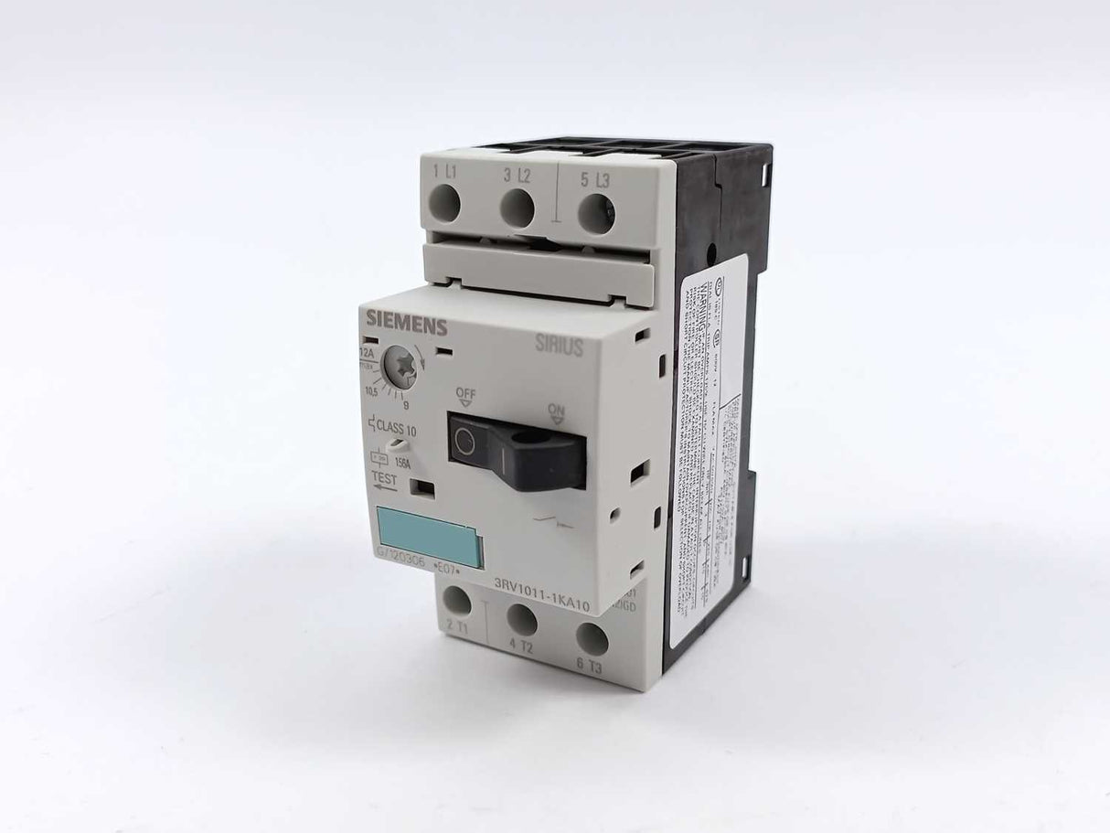 Siemens 3RV1011-1KA10 Sirius Circuit breaker