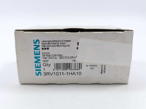 Siemens 3RV1011-1HA10 Sirius Circuit breaker