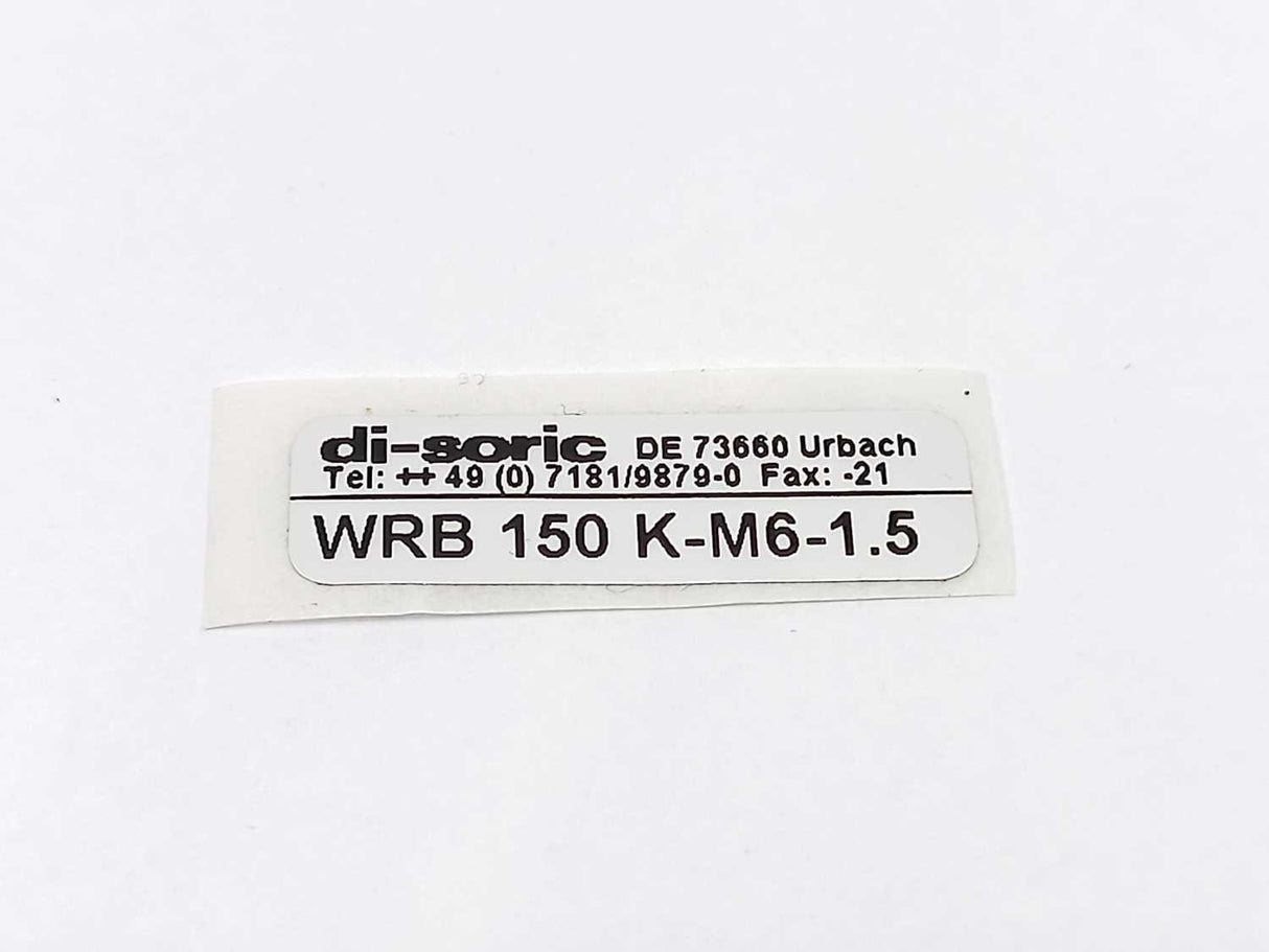 Di-Soric WRB 150 K-M6-1,5 Glassfiber Optic cable