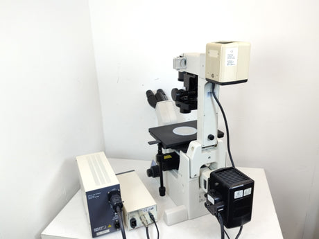 Nikon Eclipse TE200 Microscope HB-10104AF Plan Fluer/40X/10X/20X
