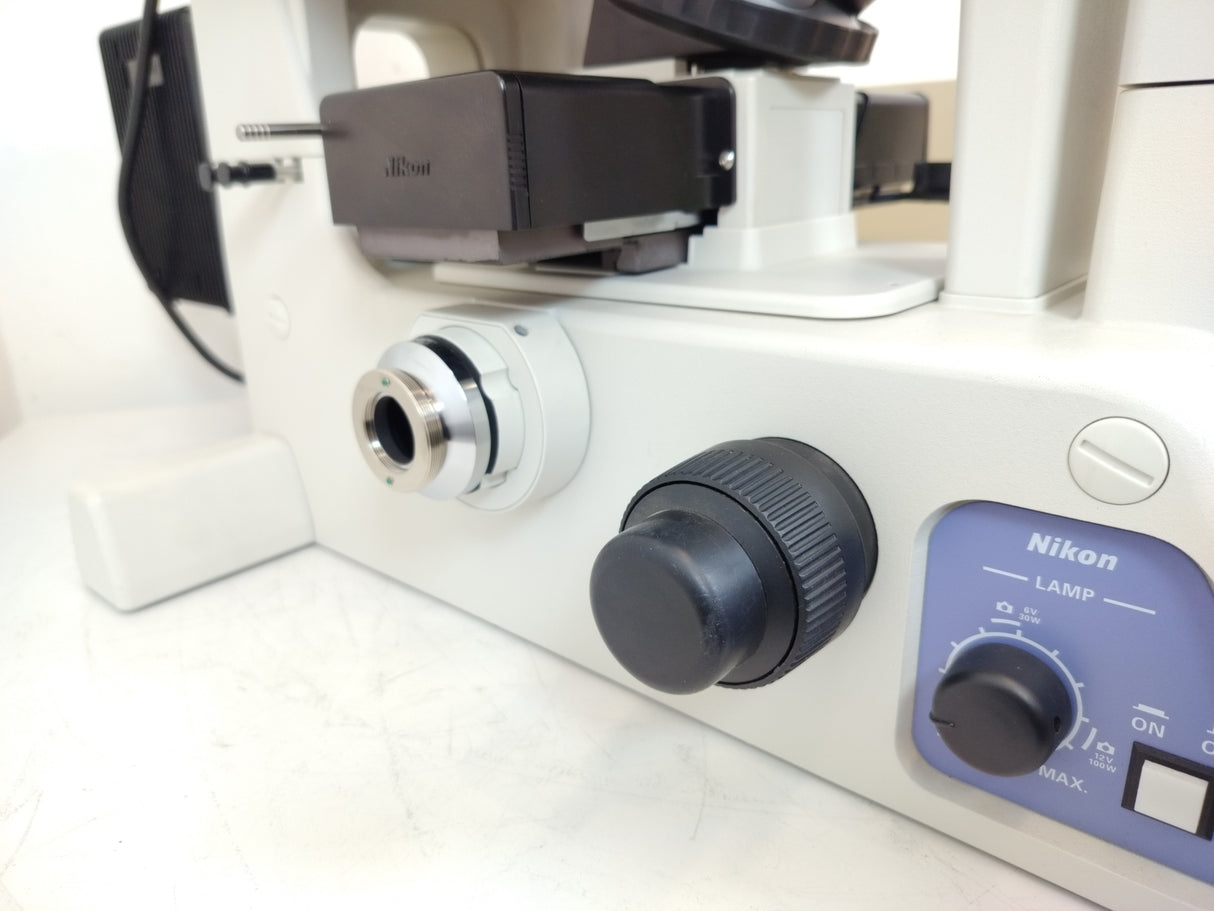 Nikon Eclipse TE200 Microscope HB-10104AF Plan Fluer/40X/10X/20X