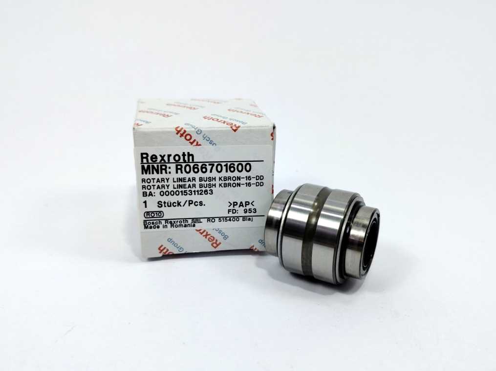 Bosch / Rexroth R066701600 KBRON-16-DD ROTARY LINEAR BUSHING