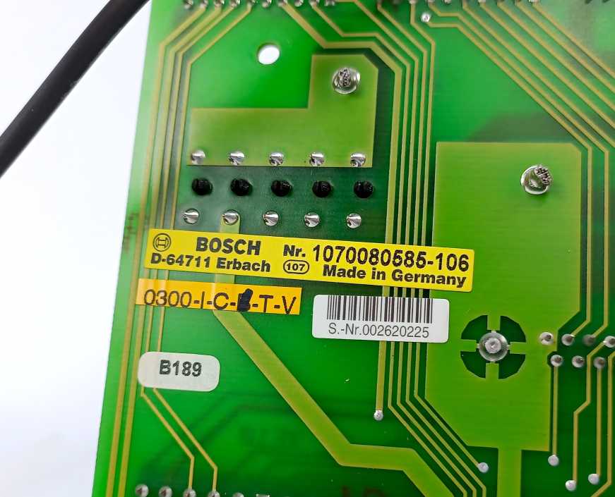Bosch 1070080585-106 0300-I-C-T-V Rexroth Control Board