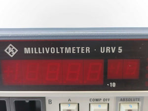 Rohde & Schwarz URV 5 Millivoltmeter