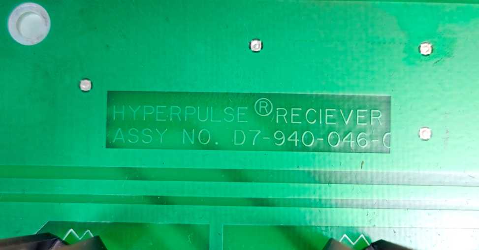 HYPERPULSE D7-940-046-0 Receiver board