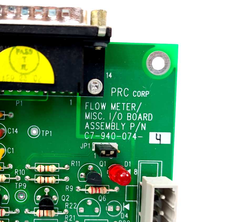 PRC C7-940-074-4 C7-940-212-1 Flow Meter