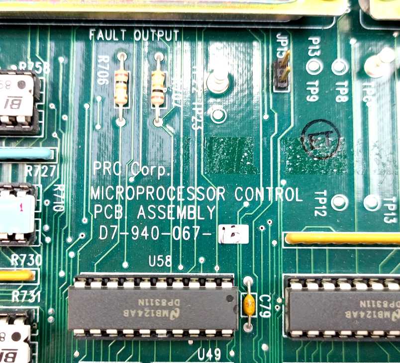 PRC D7-940-067-18 D7-940-196-4 Microprocessor Control PCB Assembly