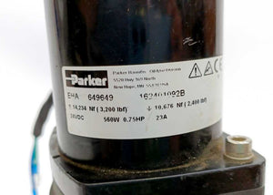 Parker 649649 Electro Hydraulic Actuator 24VDC 560W 4'' ( 102 mm) stroke