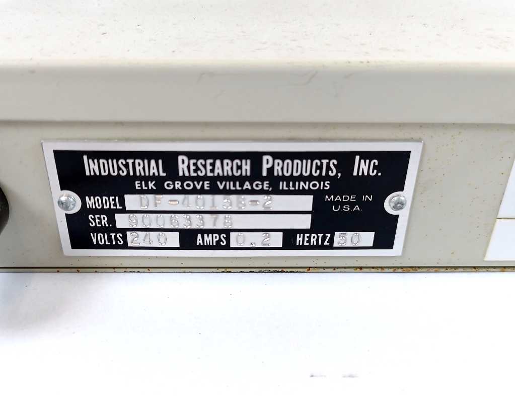 Industrial Shields DF-4015B-2 Knowles Company Audio Signal Delay