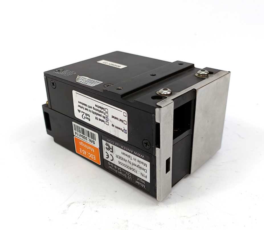 ANSER U2 Smart 7004005056 Thermal Inkjet Printer + Remote controller