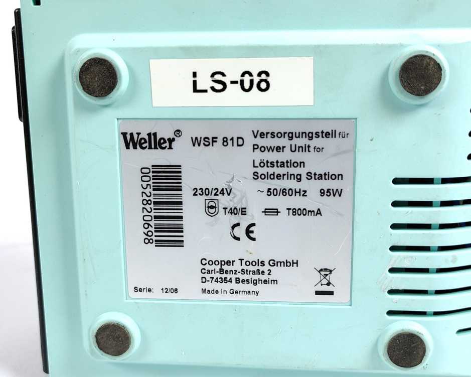 Weller WSF 81D Soldering station with automatic tin feeder 95W