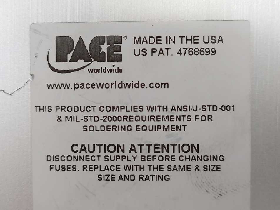 PACE ST 115E Solder Station 80W w/ PACE SX-90 solder extractor