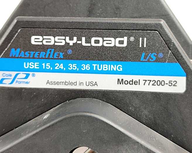 Cole Parmer MasterFlex L/S 7528-20 Peristaltic Pump w/ 2pcs 77200-52 Head