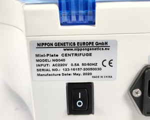 Nippon NG040 FastGene MiniPlate Centrifuge w/6 Extra Plate Holders