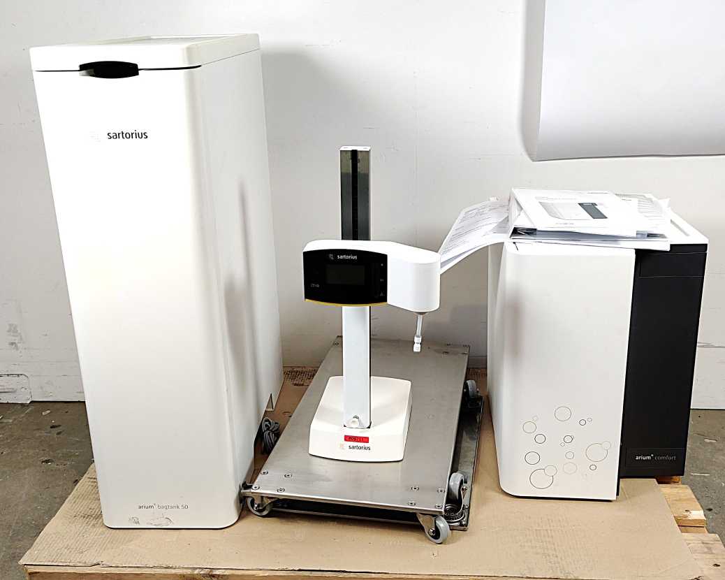 SARTORIUS H2O-II‑2‑UV‑T Comfort II Ultrapure Water w/ H2OPRO-ADM1 H2O-AOV-50