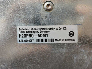 SARTORIUS H2O-II‑2‑UV‑T Comfort II Ultrapure Water w/ H2OPRO-ADM1 H2O-AOV-50