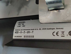 SARTORIUS H2O-II‑2‑UV‑T Comfort II Ultrapure Water w/ H2OPRO-ADM1 H2O-AOV-50