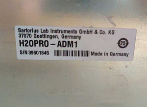 SARTORIUS H2O-II‑2‑UV‑T Comfort II Ultrapure Water w/ H2OPRO-ADM1 H2O-AOV-50