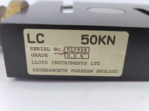 LLOYD INSTRUMENTS LC 50KN GRADE 0.5% Load cell, used