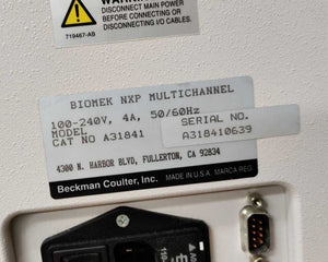 BioMek NXP Multichannel Automated Liquid Handler w/ P200/96 Pipette Head