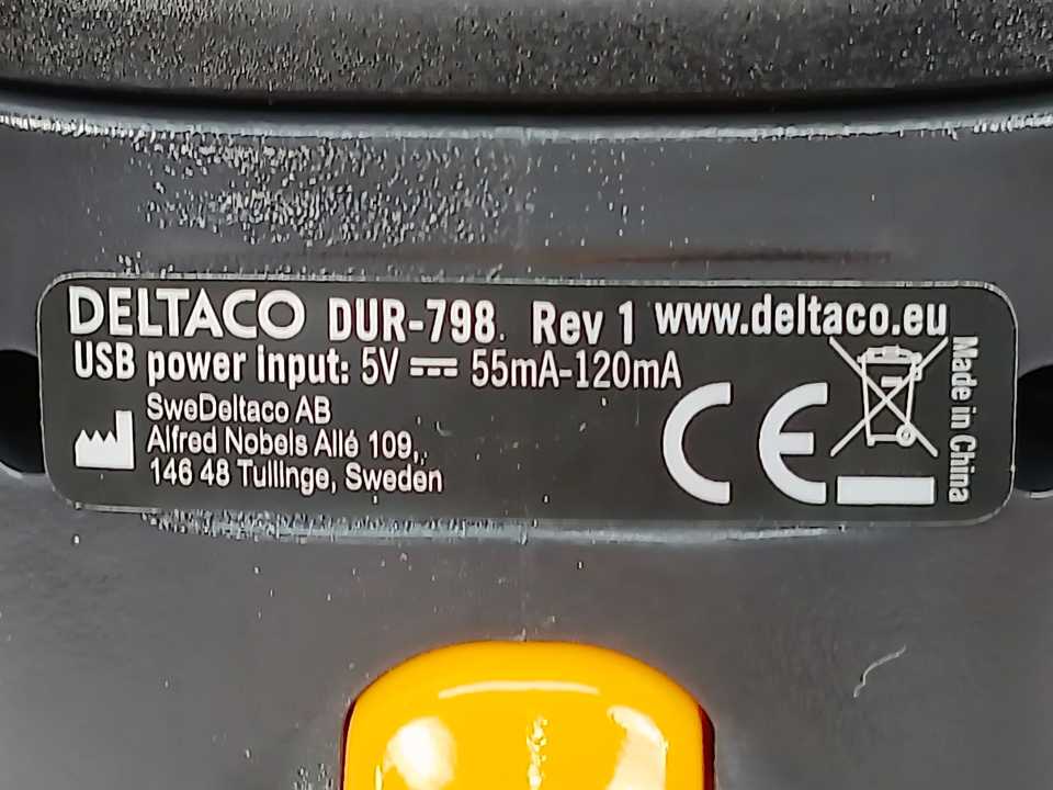 Deltaco DUR798 Handheld Barcode Scanner 1D CCD USB IP65 Set 4pcs