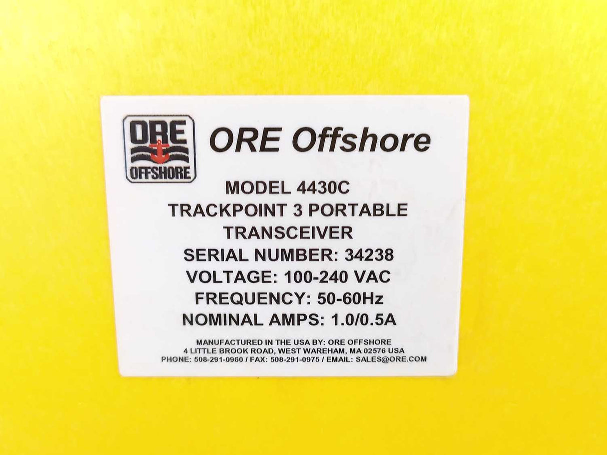 ORE Offshore 4430c Trackpoint 3 Portable Transceiver
