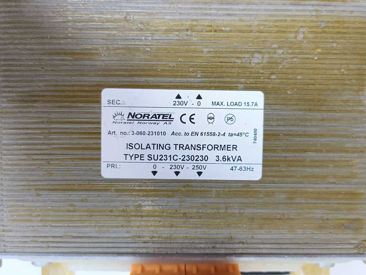 Noratel SU231C-230230 Isolating Transformer 3.6kVA
