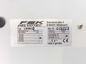F&K Delvotec USG60 Wedge Wire Bonder Ultrasonic Generator
